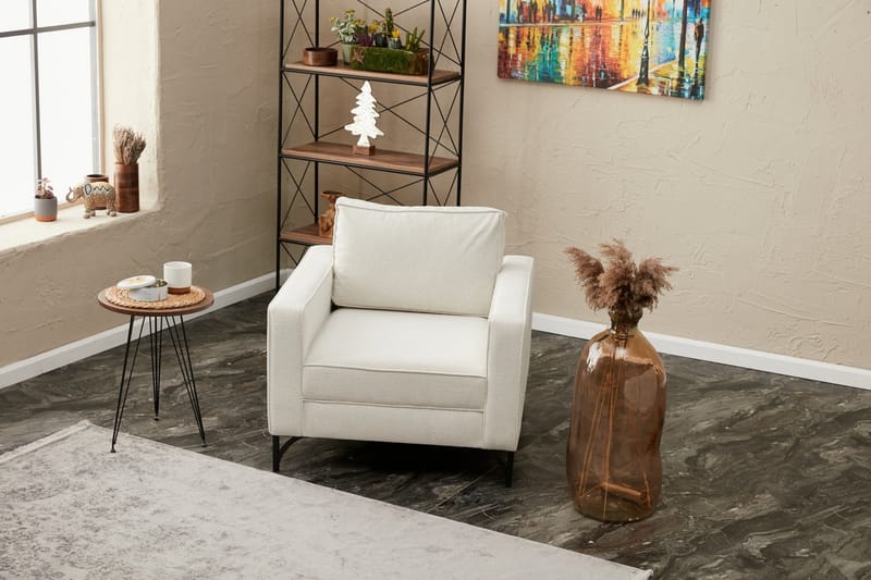 Retzow Fåtölj - Beige - Möbler - Stolar & fåtöljer - Fåtölj