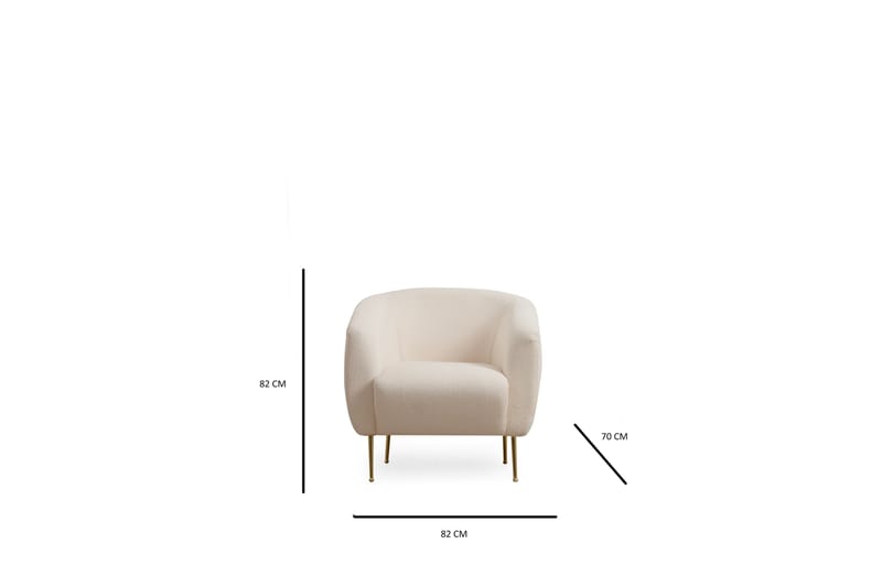 Revelstoke Fåtölj - Beige - Möbler - Stolar & fåtöljer - Fåtölj