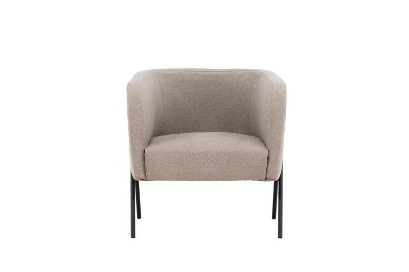 Rika Rund Fåtölj i Tyg, Beige