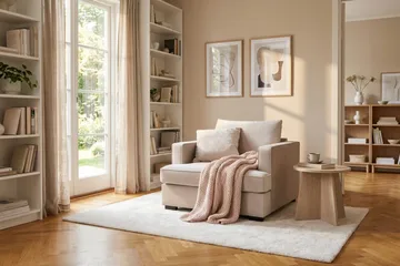 Rossita Extra Djup Fåtölj - Beige - Möbler - Stolar & fåtöljer - Fåtölj