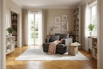Rossita Extra Djup Fåtölj - Taupe - Möbler - Stolar & fåtöljer - Fåtölj