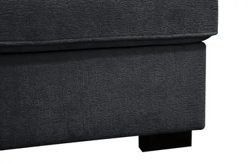 Rossita Extra Djup Fåtölj - Trenza 01, Svart Chenille - Möbler - Stolar & fåtöljer - Fåtölj