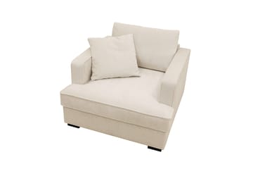 Rossita Extra Djup Fåtölj - Trenza 06, Beige Chenille - Möbler - Stolar & fåtöljer - Fåtölj