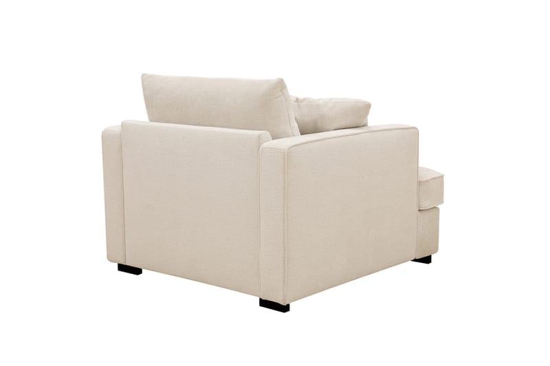 Rossita Extra Djup Fåtölj - Trenza 06, Beige Chenille - Möbler - Stolar & fåtöljer - Fåtölj