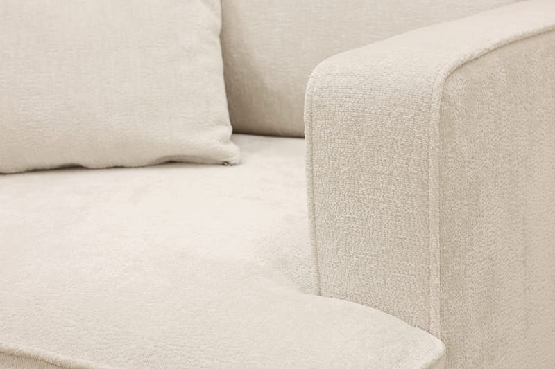 Rossita Extra Djup Fåtölj - Trenza 06, Beige Chenille - Möbler - Stolar & fåtöljer - Fåtölj