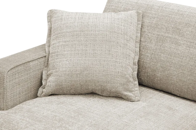 Rossita lyx Extra djup Fåtölj - Beige Chenille - Möbler - Stolar & fåtöljer - Fåtölj