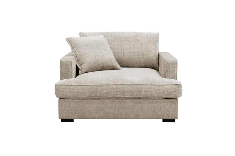 Rossita lyx Extra djup Fåtölj - Beige Chenille - Möbler - Stolar & fåtöljer - Fåtölj