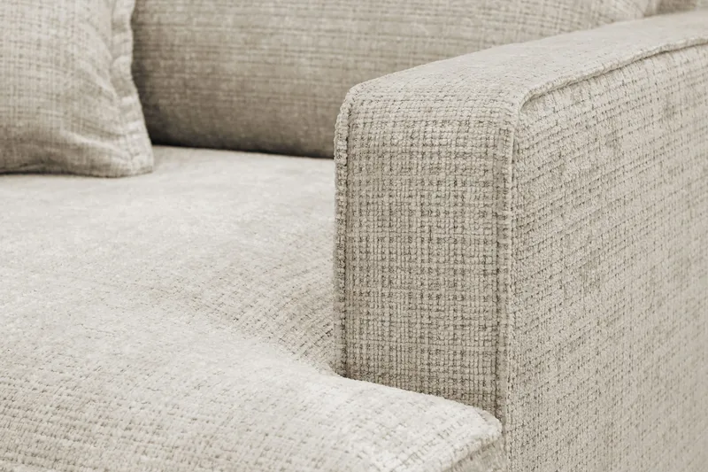 Rossita lyx Extra djup Fåtölj - Beige Chenille - Möbler - Stolar & fåtöljer - Fåtölj