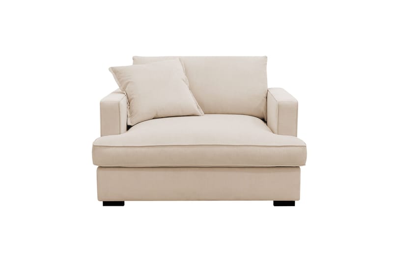 Rossita lyx Extra djup Fåtölj - Beige Manchester - Möbler - Stolar & fåtöljer - Fåtölj