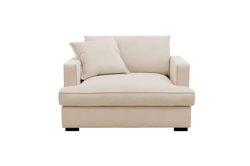 Rossita lyx Extra djup Fåtölj - Beige Manchester - Möbler - Stolar & fåtöljer - Fåtölj