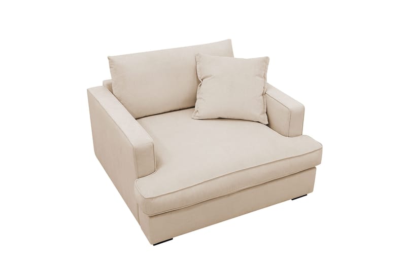 Rossita lyx Extra djup Fåtölj - Beige Manchester - Möbler - Stolar & fåtöljer - Fåtölj