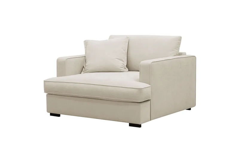 Rossita lyx Extra djup Fåtölj - Beige Tyg - Möbler - Stolar & fåtöljer - Fåtölj