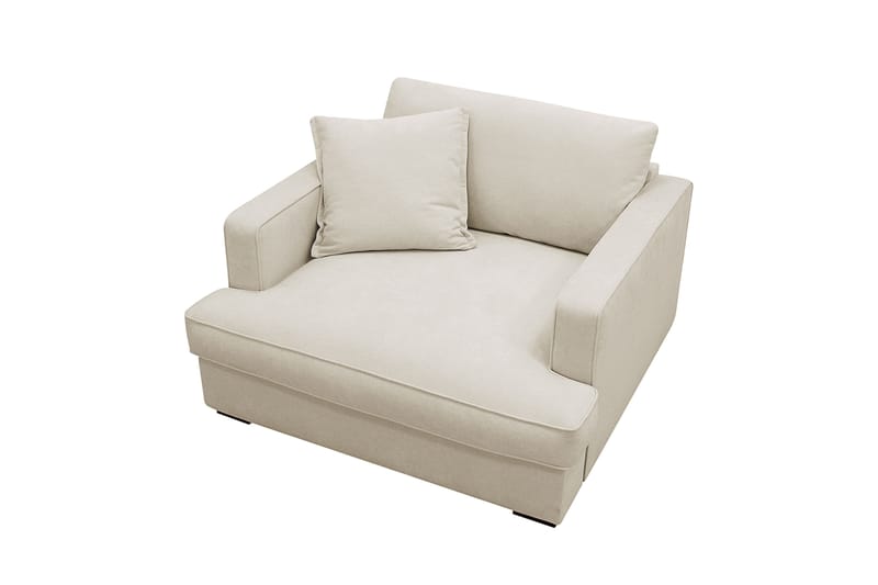 Rossita lyx Extra djup Fåtölj - Beige Tyg - Möbler - Stolar & fåtöljer - Fåtölj