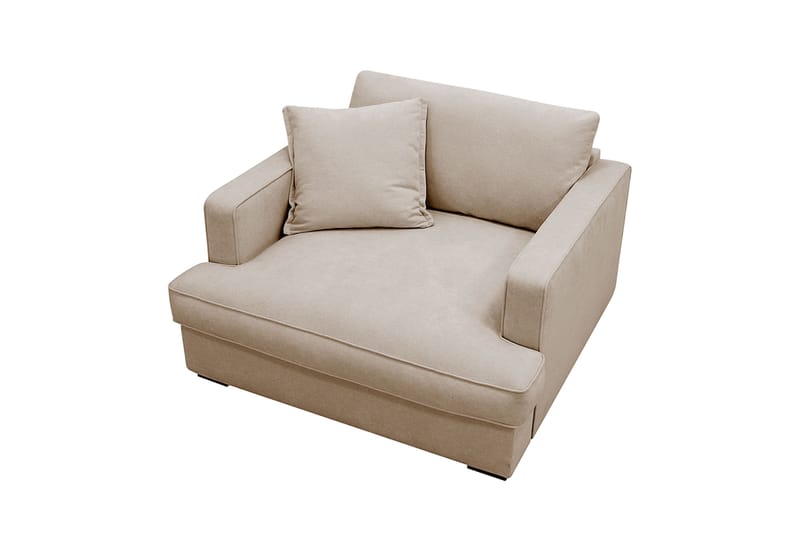 Rossita lyx Extra djup Fåtölj - Beige Tyg - Möbler - Stolar & fåtöljer - Fåtölj