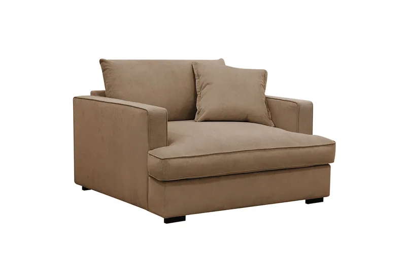 Rossita lyx Extra djup Fåtölj - Brun Manchester - Möbler - Stolar & fåtöljer - Fåtölj