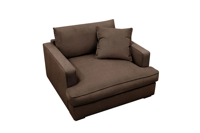 Rossita lyx Extra djup Fåtölj - Brun Manchester - Möbler - Stolar & fåtöljer - Fåtölj