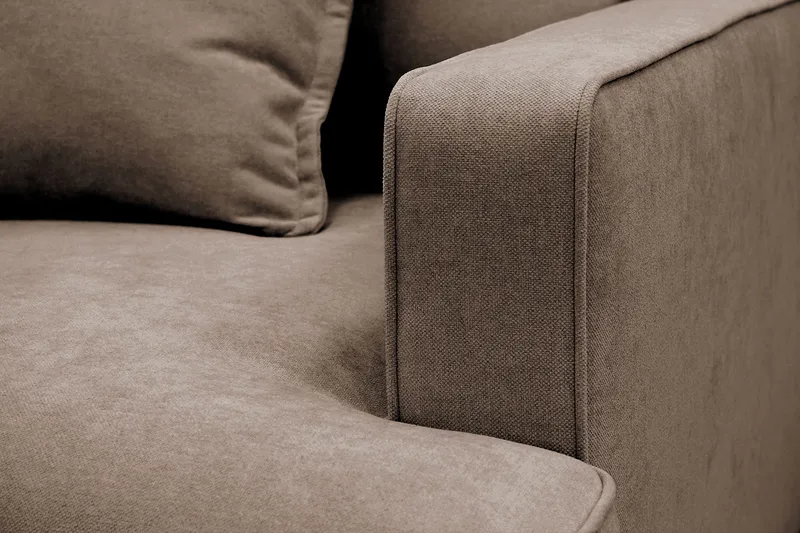 Rossita lyx Extra djup Fåtölj - Brun Tyg - Möbler - Stolar & fåtöljer - Fåtölj