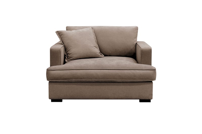 Rossita lyx Extra djup Fåtölj - Brun Tyg - Möbler - Stolar & fåtöljer - Fåtölj