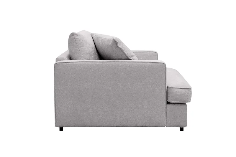 Rossita lyx Extra djup Fåtölj - Grå Chenille - Möbler - Stolar & fåtöljer - Fåtölj