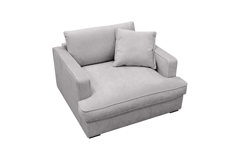 Rossita lyx Extra djup Fåtölj - Grå Chenille - Möbler - Stolar & fåtöljer - Fåtölj