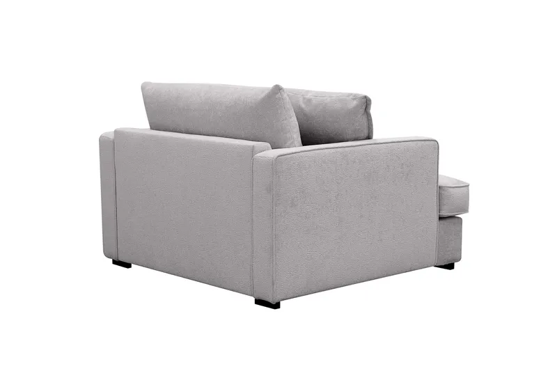 Rossita lyx Extra djup Fåtölj - Grå Chenille - Möbler - Stolar & fåtöljer - Fåtölj