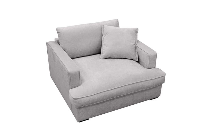 Rossita lyx Extra djup Fåtölj - Grå Chenille - Möbler - Stolar & fåtöljer - Fåtölj