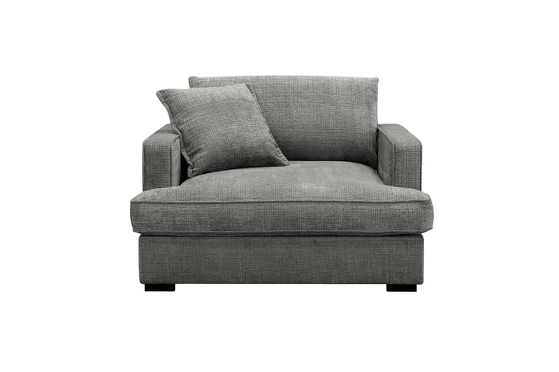 Rossita lyx Extra djup Fåtölj - Grå Chenille - Möbler - Stolar & fåtöljer - Fåtölj