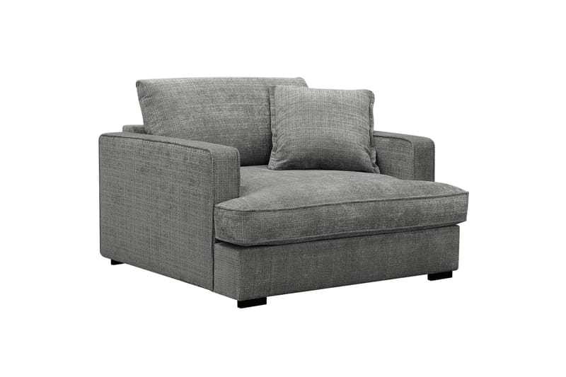 Rossita lyx Extra djup Fåtölj - Grå Chenille - Möbler - Stolar & fåtöljer - Fåtölj