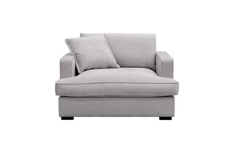 Rossita lyx Extra djup Fåtölj - Grå Chenille - Möbler - Stolar & fåtöljer - Fåtölj