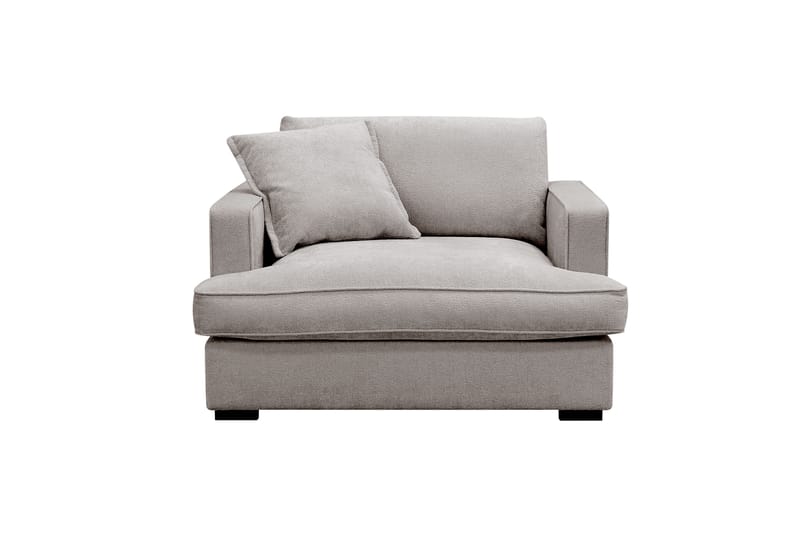 Rossita lyx Extra djup Fåtölj, Grå/Brun Chenille