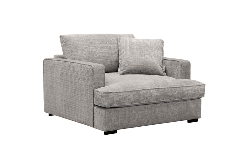 Rossita lyx Extra djup Fåtölj - Ljusgrå Chenille - Möbler - Stolar & fåtöljer - Fåtölj