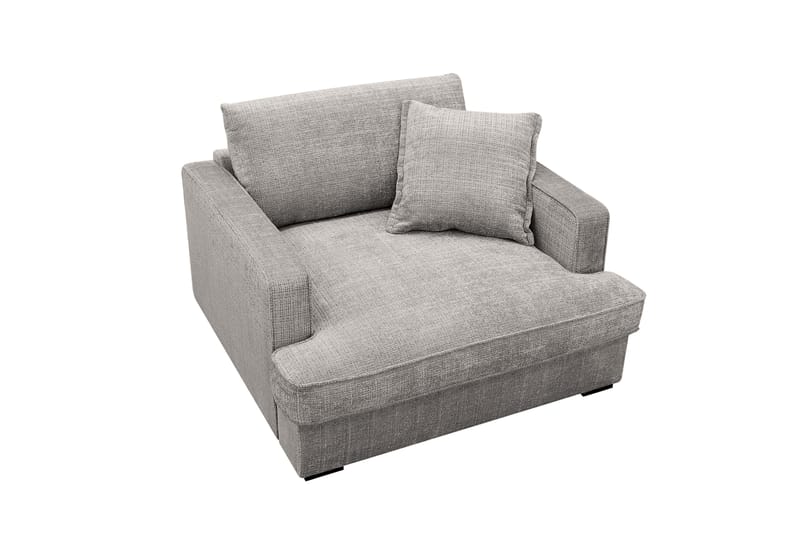 Rossita lyx Extra djup Fåtölj - Ljusgrå Chenille - Möbler - Stolar & fåtöljer - Fåtölj