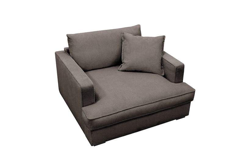 Rossita lyx Extra djup Fåtölj - Mörkgrå Manchester - Möbler - Stolar & fåtöljer - Fåtölj