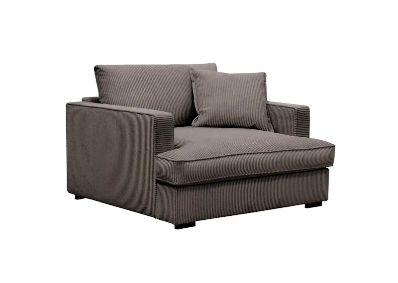 Rossita lyx Extra djup Fåtölj - Mörkgrå Manchester - Möbler - Stolar & fåtöljer - Fåtölj