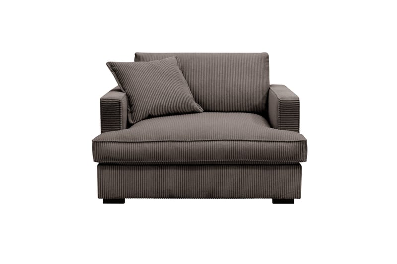 Rossita lyx Extra djup Fåtölj - Mörkgrå Manchester - Möbler - Stolar & fåtöljer - Fåtölj