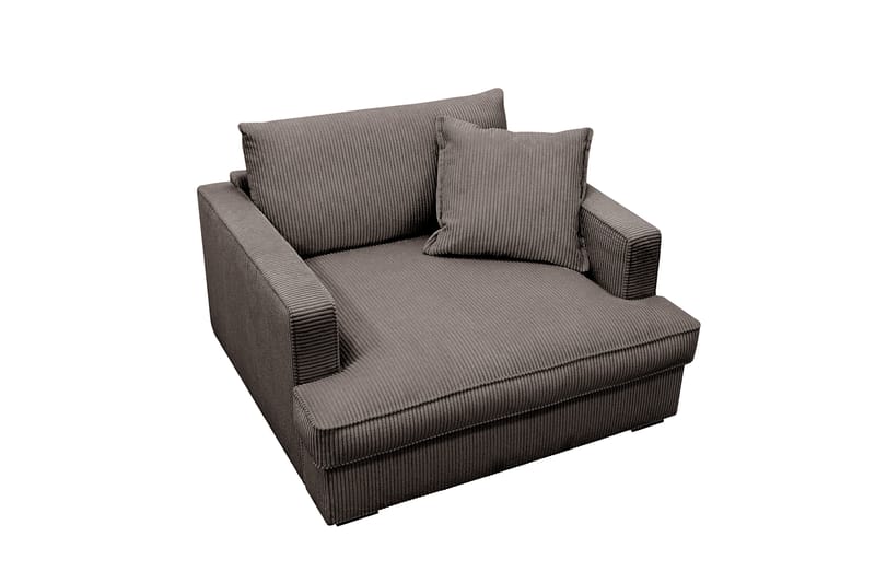 Rossita lyx Extra djup Fåtölj - Mörkgrå Manchester - Möbler - Stolar & fåtöljer - Fåtölj