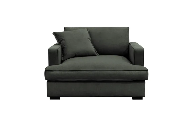 Rossita lyx Extra djup Fåtölj - Mörkgrön Manchester - Möbler - Stolar & fåtöljer - Fåtölj