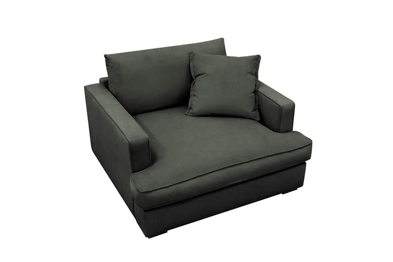 Rossita lyx Extra djup Fåtölj - Mörkgrön Manchester - Möbler - Stolar & fåtöljer - Fåtölj