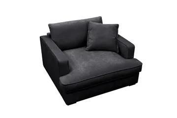 Rossita lyx Extra djup Fåtölj - Svart Chenille - Möbler - Stolar & fåtöljer - Fåtölj