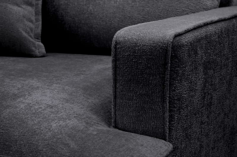 Rossita lyx Extra djup Fåtölj - Svart Chenille - Möbler - Stolar & fåtöljer - Fåtölj