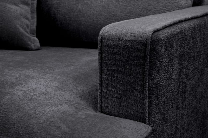 Rossita lyx Extra djup Fåtölj - Svart Chenille - Möbler - Stolar & fåtöljer - Fåtölj