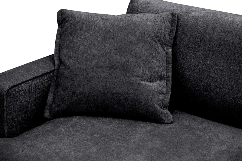 Rossita lyx Extra djup Fåtölj - Trenza 01, Svart Chenille - Möbler - Stolar & fåtöljer - Fåtölj
