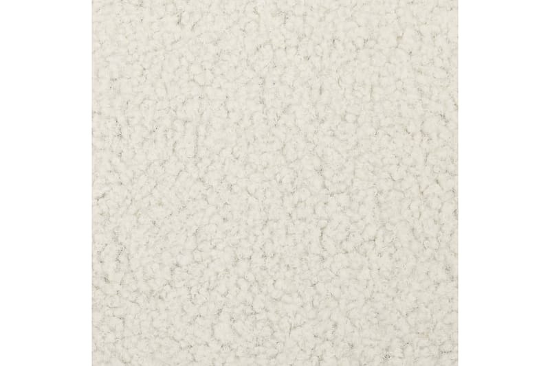 Rund pall vit fleece - Vit - Möbler - Stolar & fåtöljer - Pall & puff