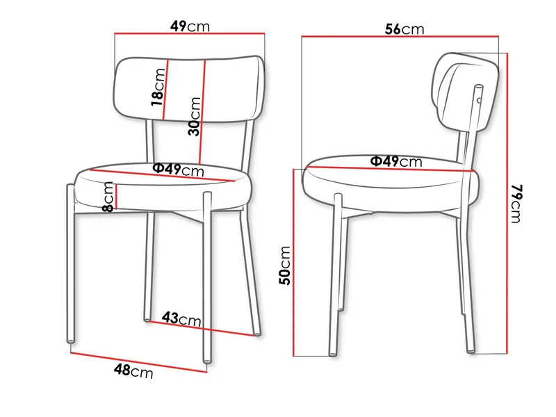 Salvenn Matstol 2-pack - Beige - Möbler - Stolar & fåtöljer - Matstol & köksstol