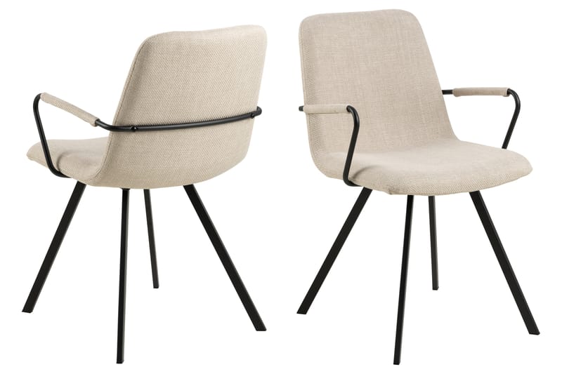 Samoti Karmstol - Beige - Möbler - Stolar & fåtöljer - Matstol & köksstol
