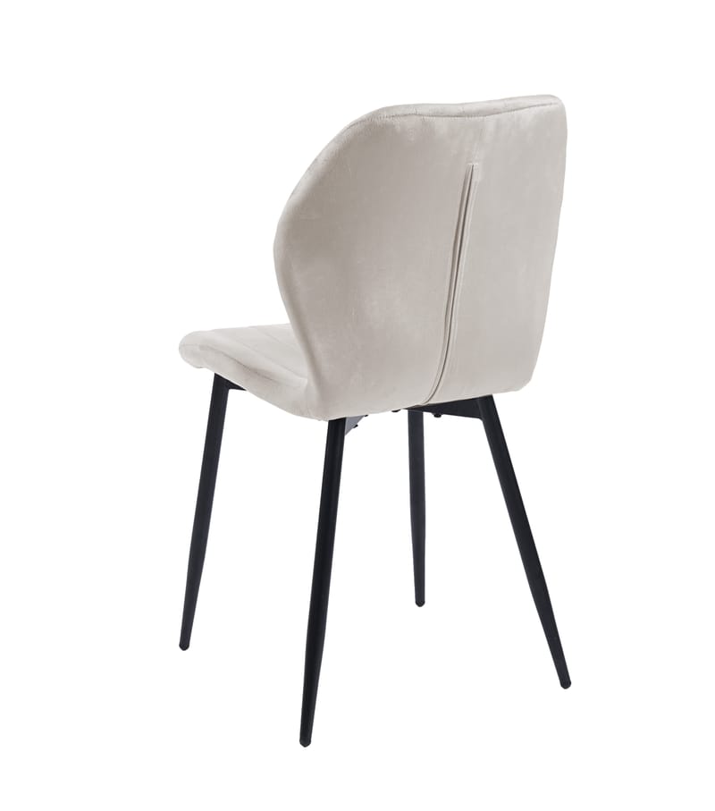 Santos matstol - Beige velvet - Beige - Möbler - Stolar & fåtöljer - Matstol & köksstol