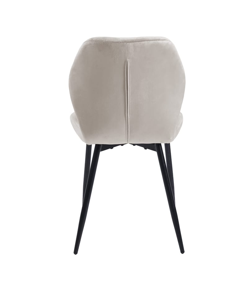 Santos matstol - Beige velvet - Beige - Möbler - Stolar & fåtöljer - Matstol & köksstol