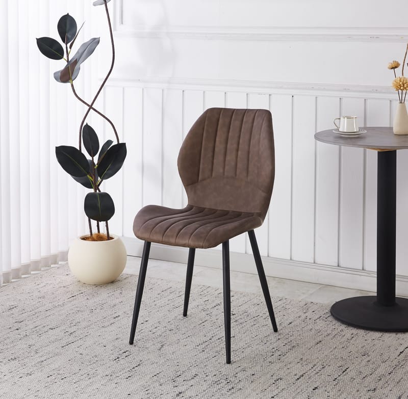 Santos matstol - Brun/svart - Brun/svart - Möbler - Stolar & fåtöljer - Matstol & köksstol