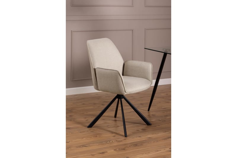 Sapana Karmstol - Beige - Möbler - Stolar & fåtöljer - Matstol & köksstol