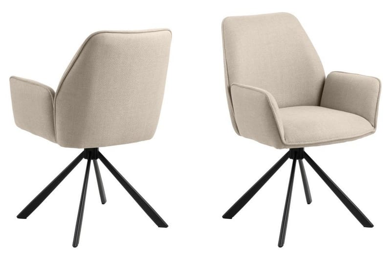 Sapana Karmstol - Beige - Möbler - Stolar & fåtöljer - Matstol & köksstol